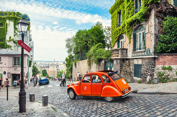 Montmarte District in Paris