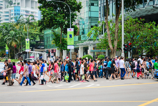 Orchard Road in Singapore