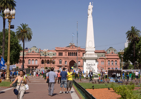 Plaza de Mayo in Buenos Aires, Argentina