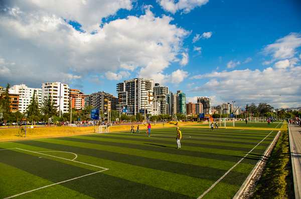 Parque La Carolina in Quito, Ecuador