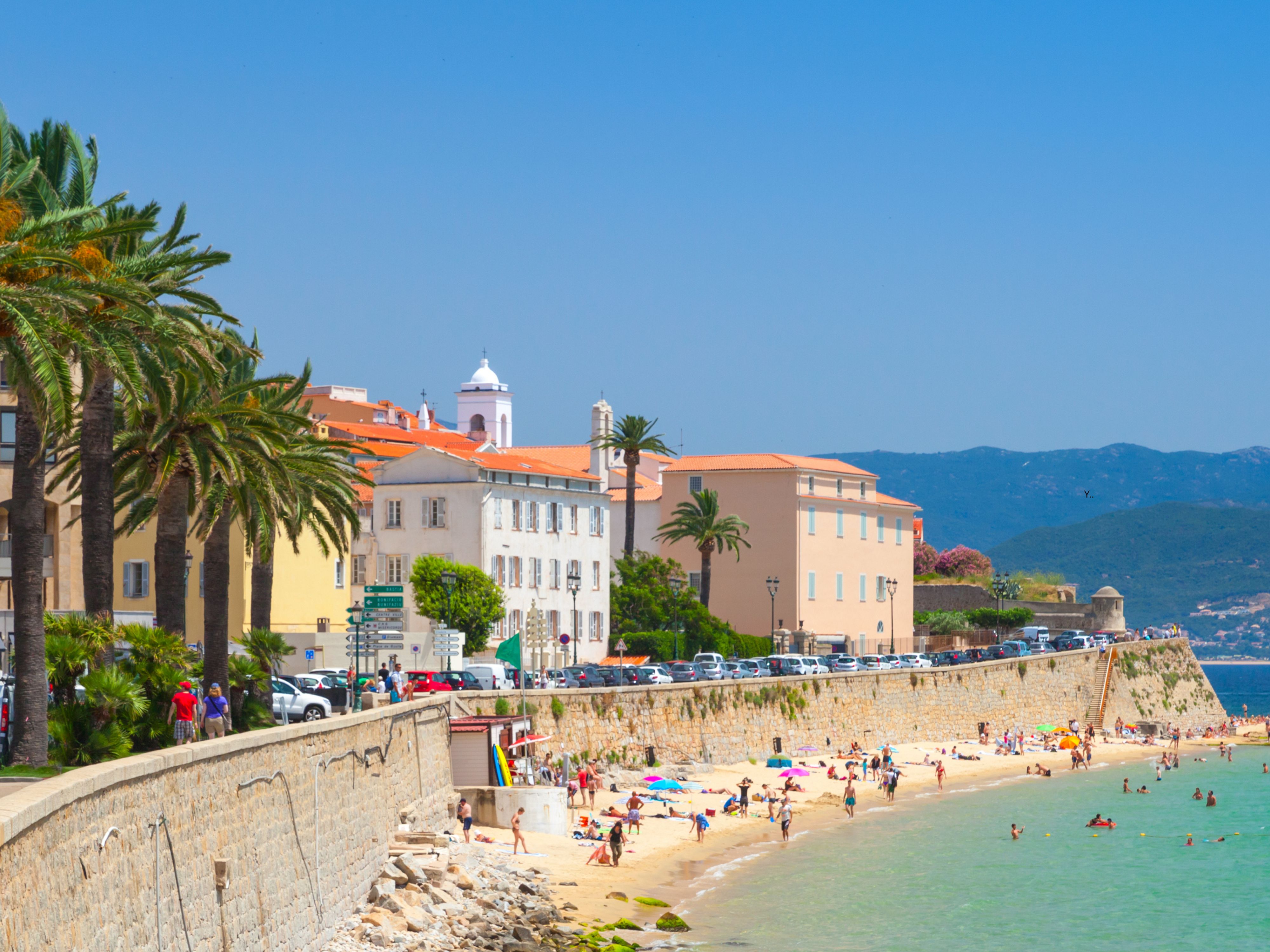 Ajaccio on France's Corsica Island