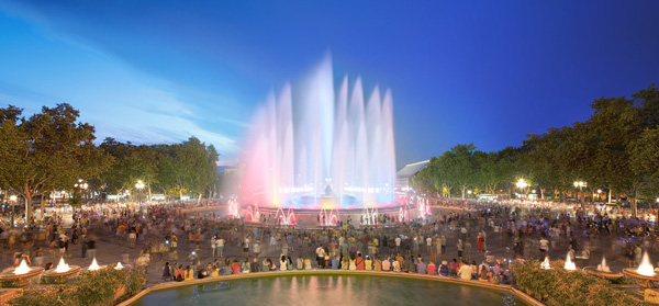 Magic Fountain in Barcelona