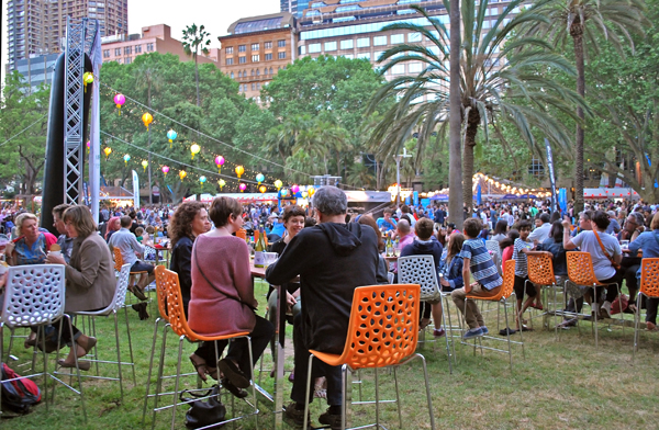 Night Noodle Market at Hyde Park in Sydney