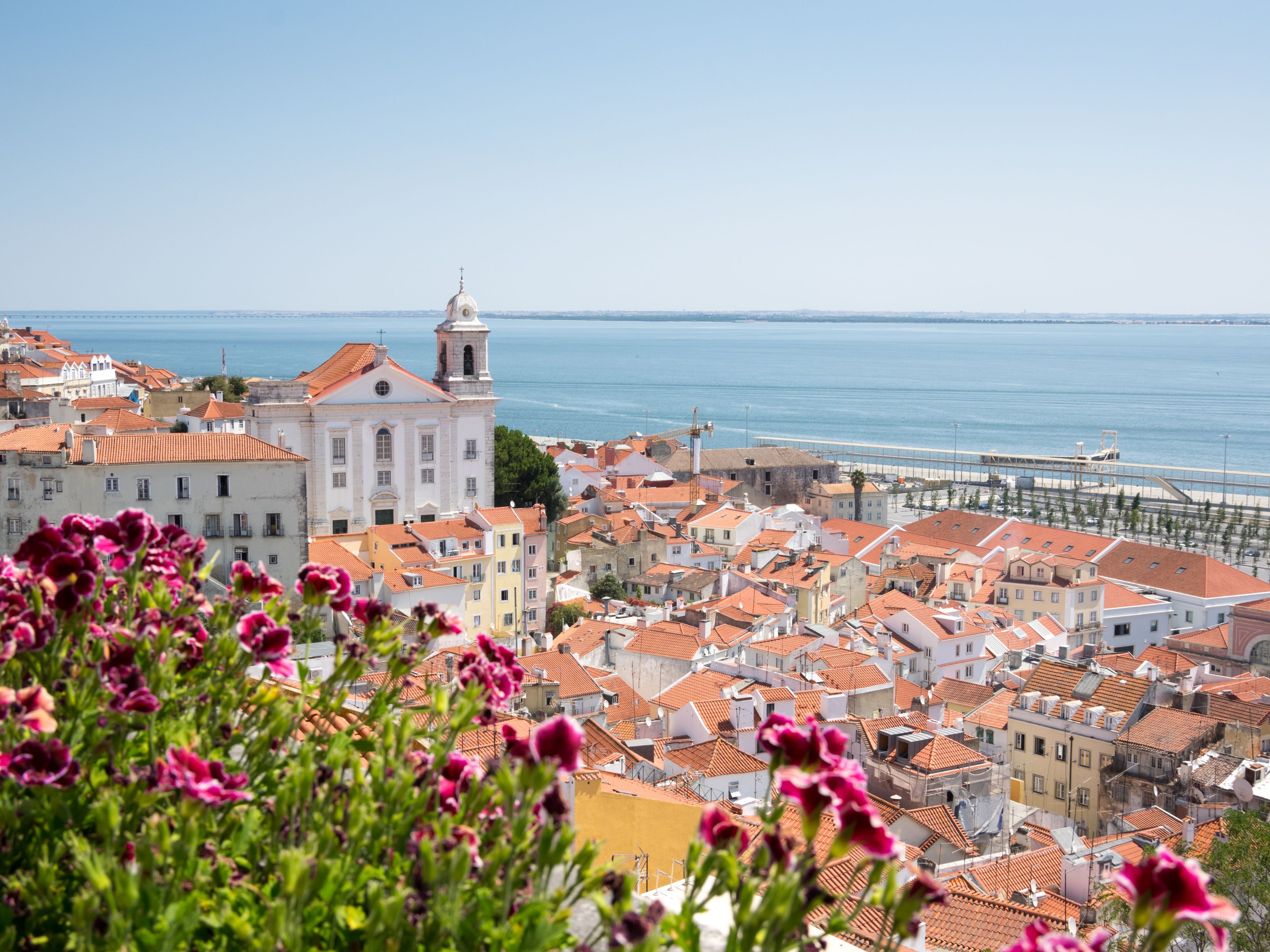 Alfama District in Lisbon, Portugal