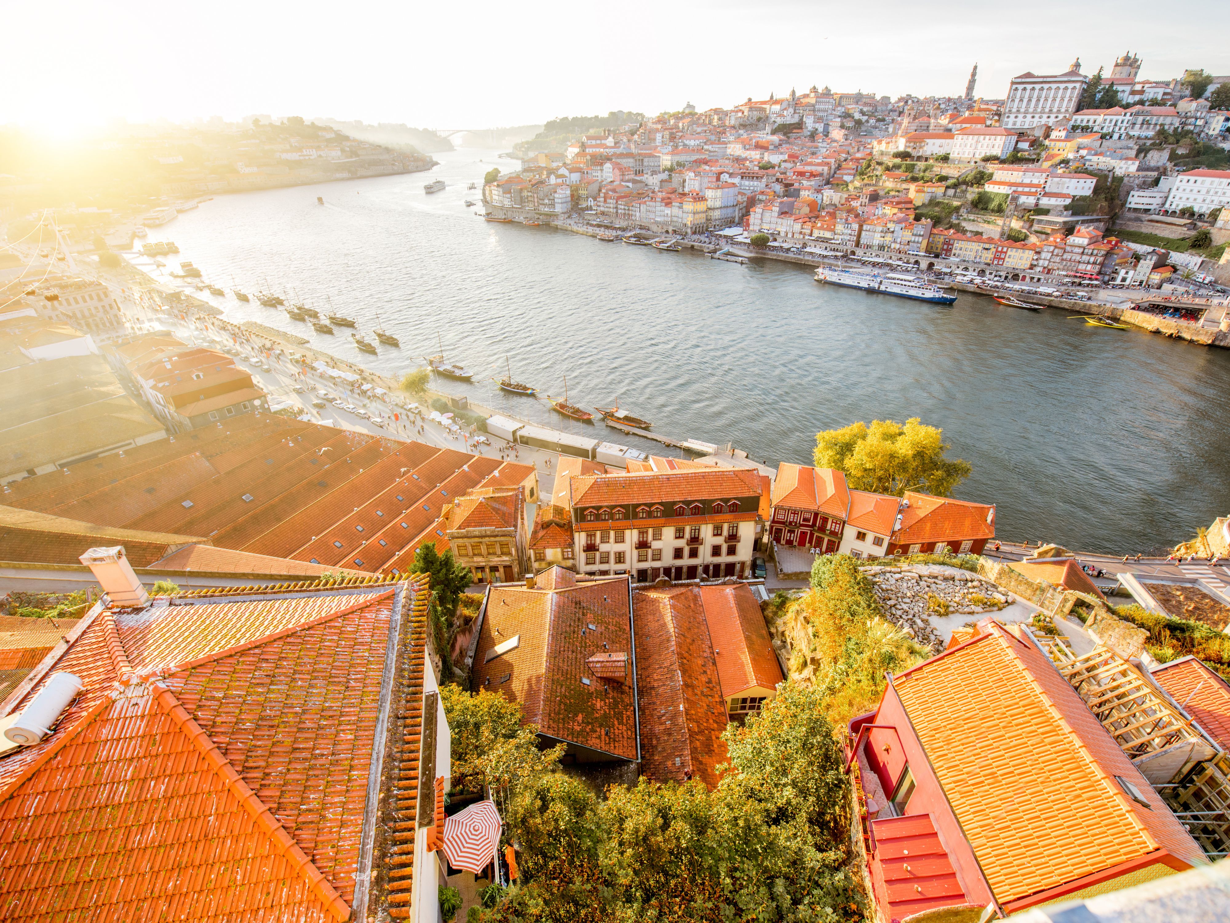 Duoro River in Porto, Portugal