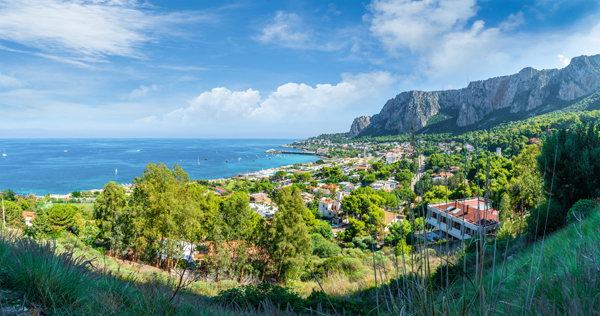 Mondello near Palermo in Sicily