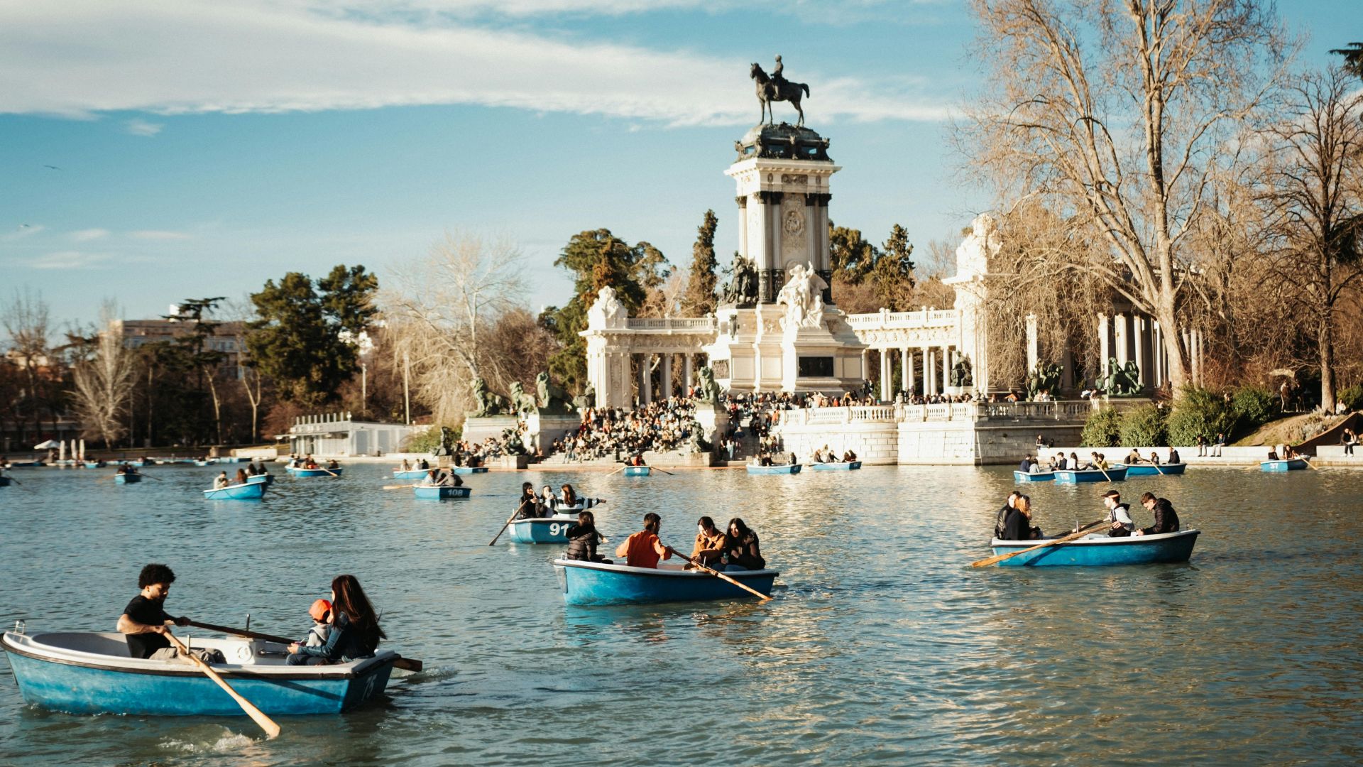 Retiro Park in Madrid